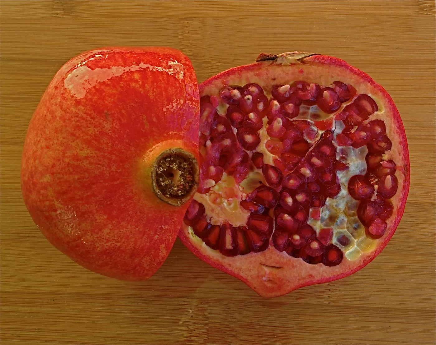 Pomegranate open
