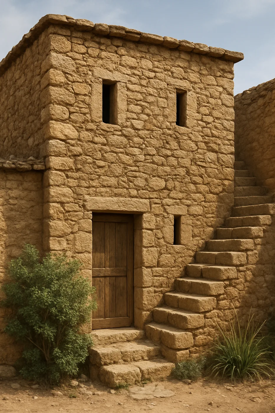 House with an upper room