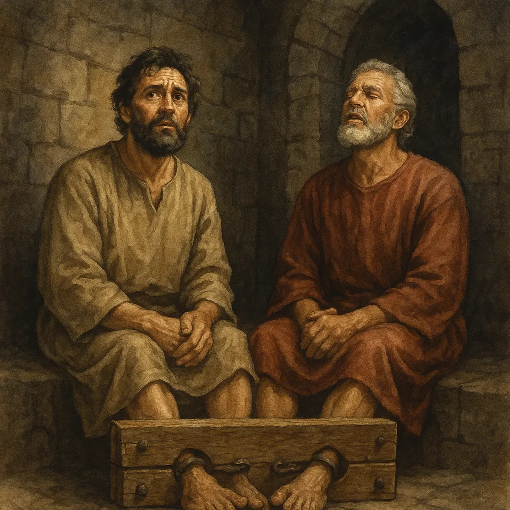 Paul and Silas in prison