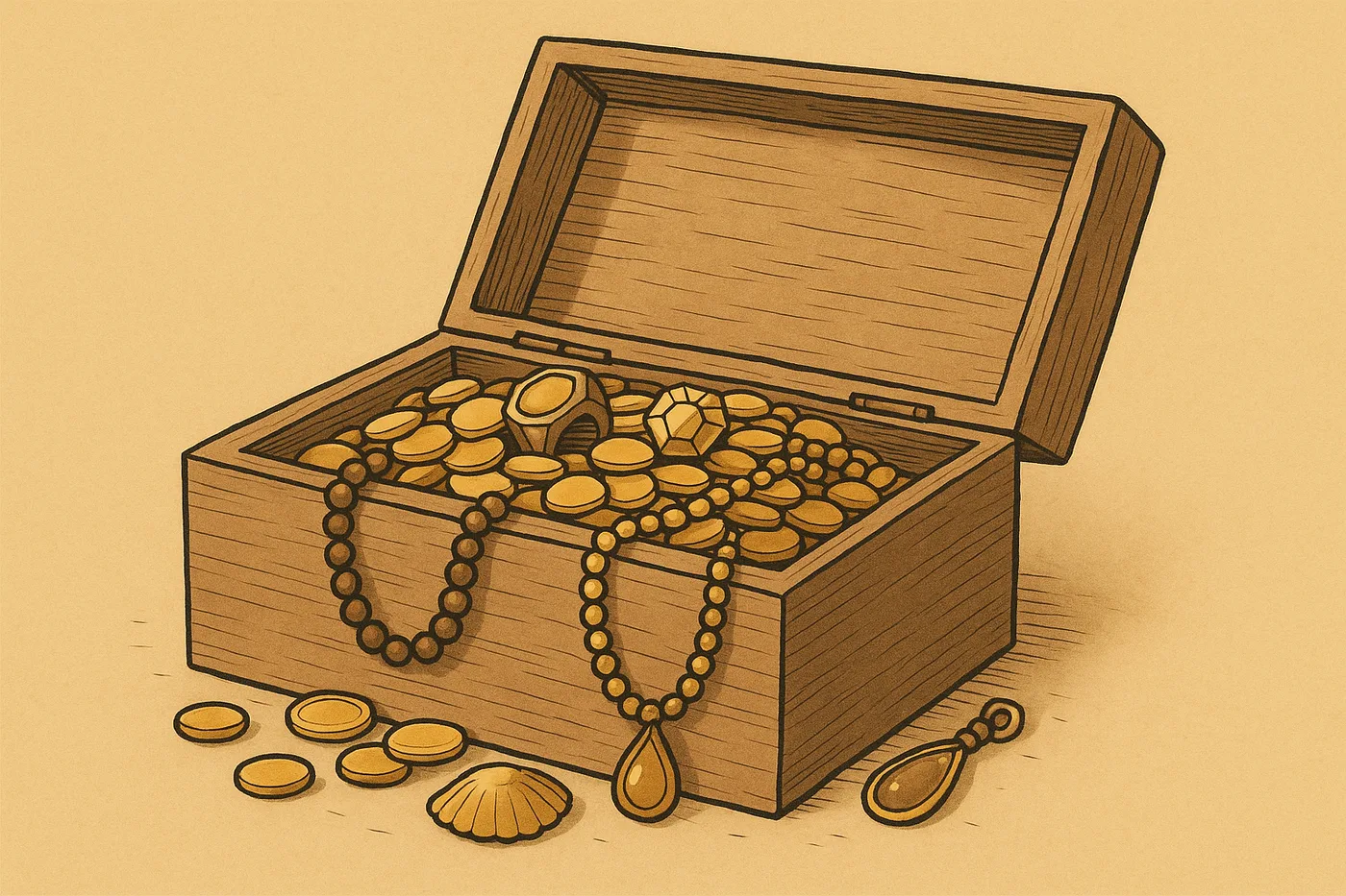 Money box, treasure box