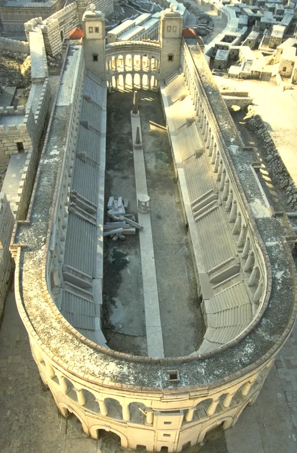 Model of a Roman stadium