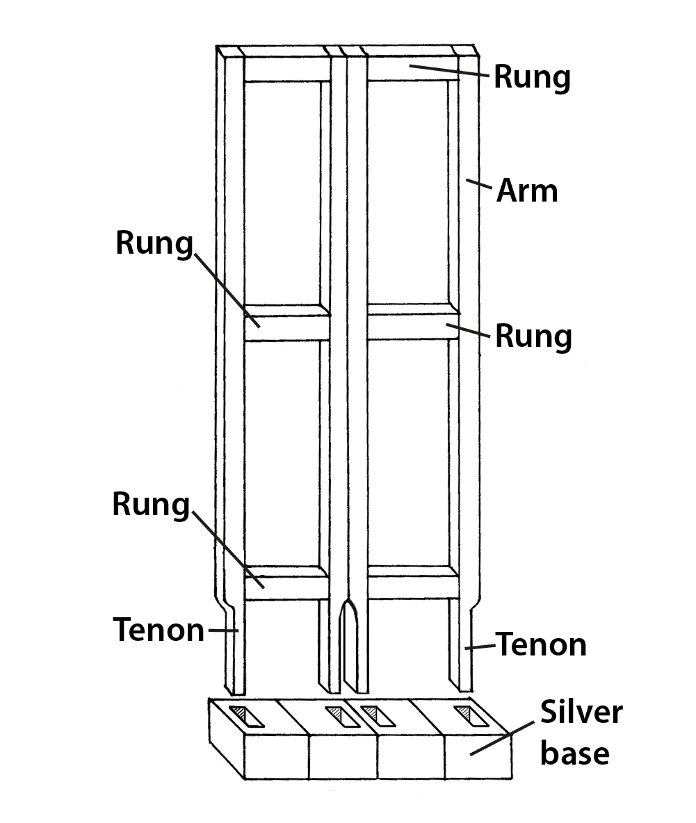 Tabernacle frame and base
