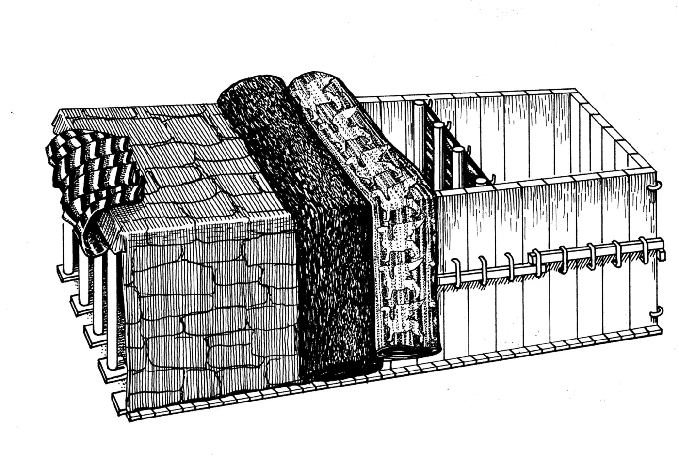 Layers of coverings on the movable tabernacle