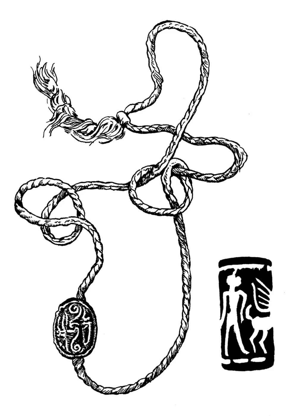 Seal on a cord