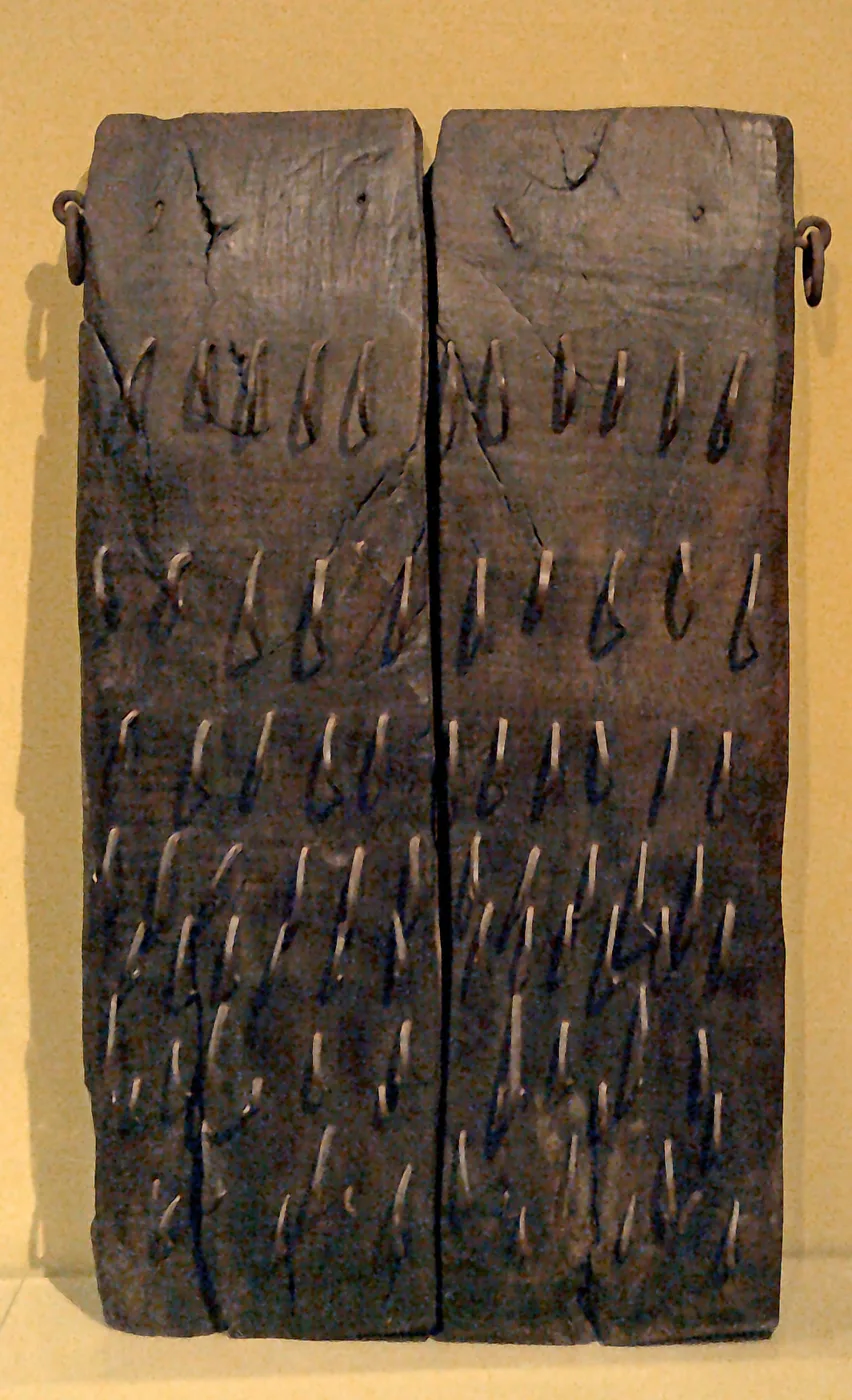 Iron threshing board