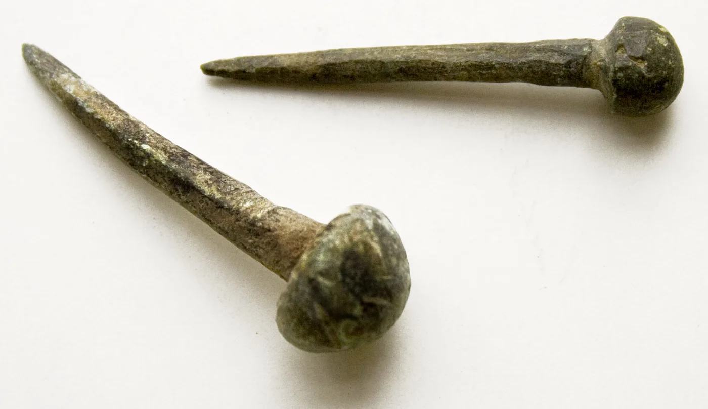 Roman-era rought iron nails