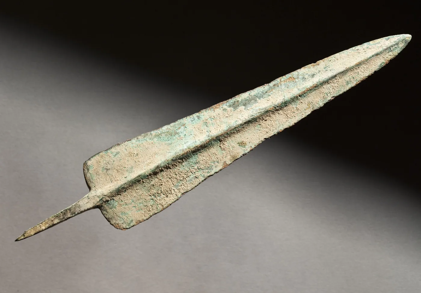 Bronze spearhead from Iran, Luristan, ca 1000-550 BCE