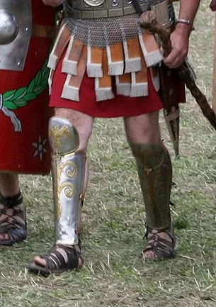 Roman armor - leg protectors