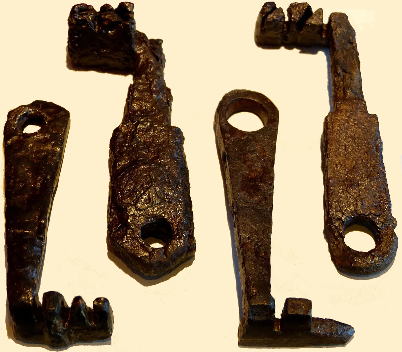 Ancient Roman keys (Archaeological park Ruffenhofen: Limeseum)