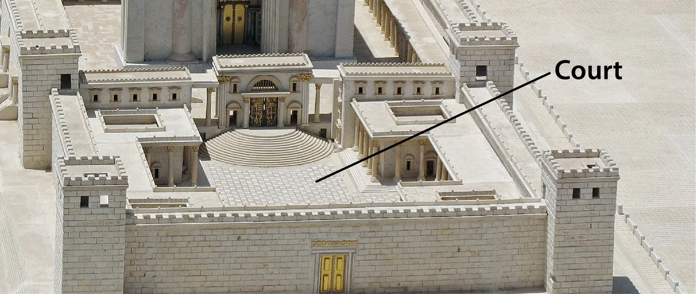 Temple courtyard
