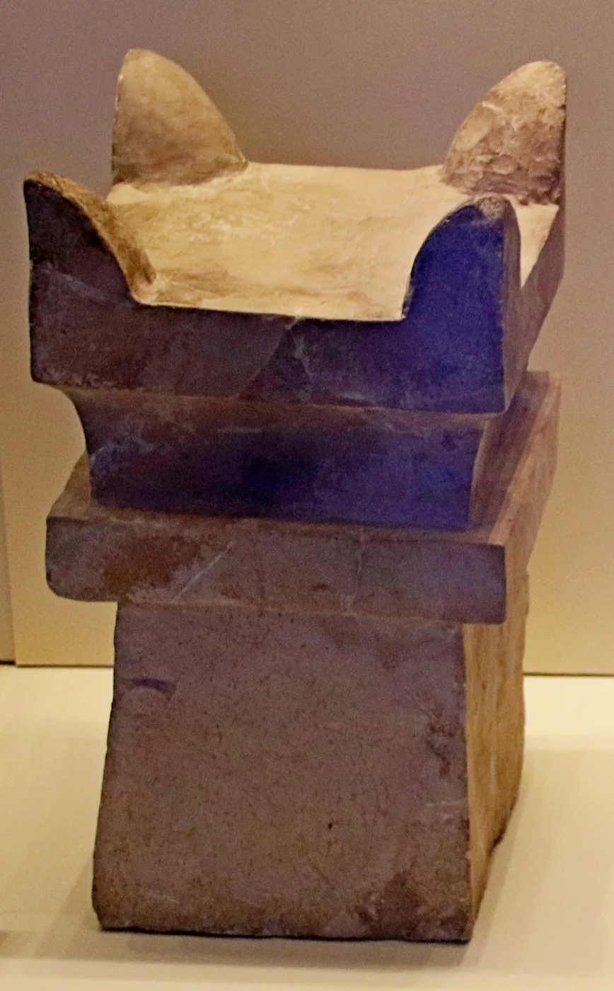 Horned incense altar (limestone, Megiddo, 8th c. BCE)