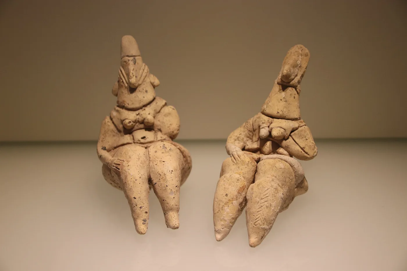 Clay goddess idols