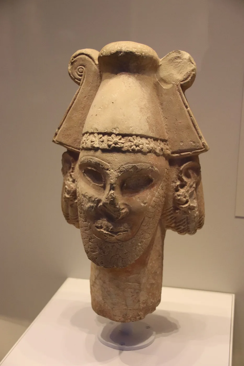 Head of Ammonite deity (late 8th c. BCE)
