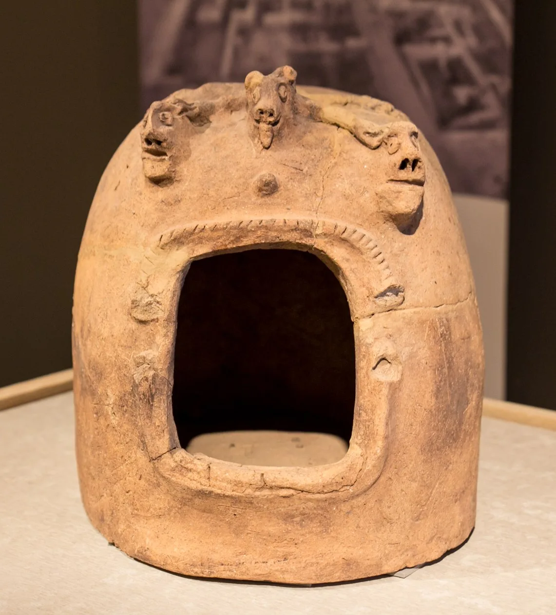 Clay shrine model