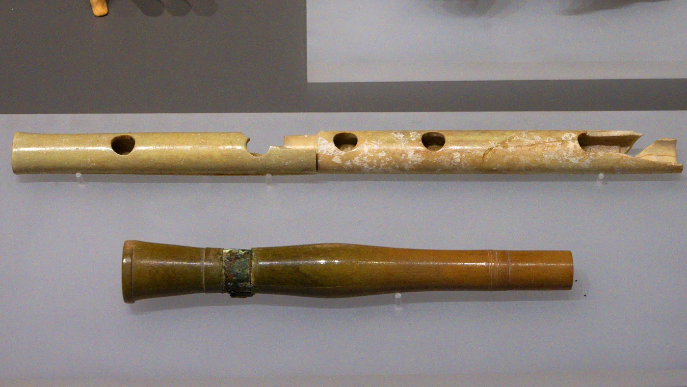 Flutes, found in Corinth